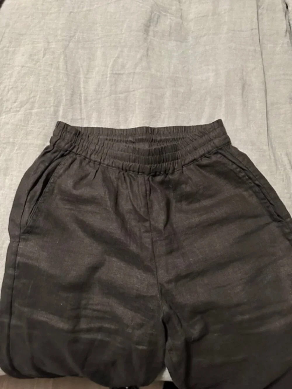 Xirena Atticus Linen Pants, Size XS Black - Picture 4 of 9